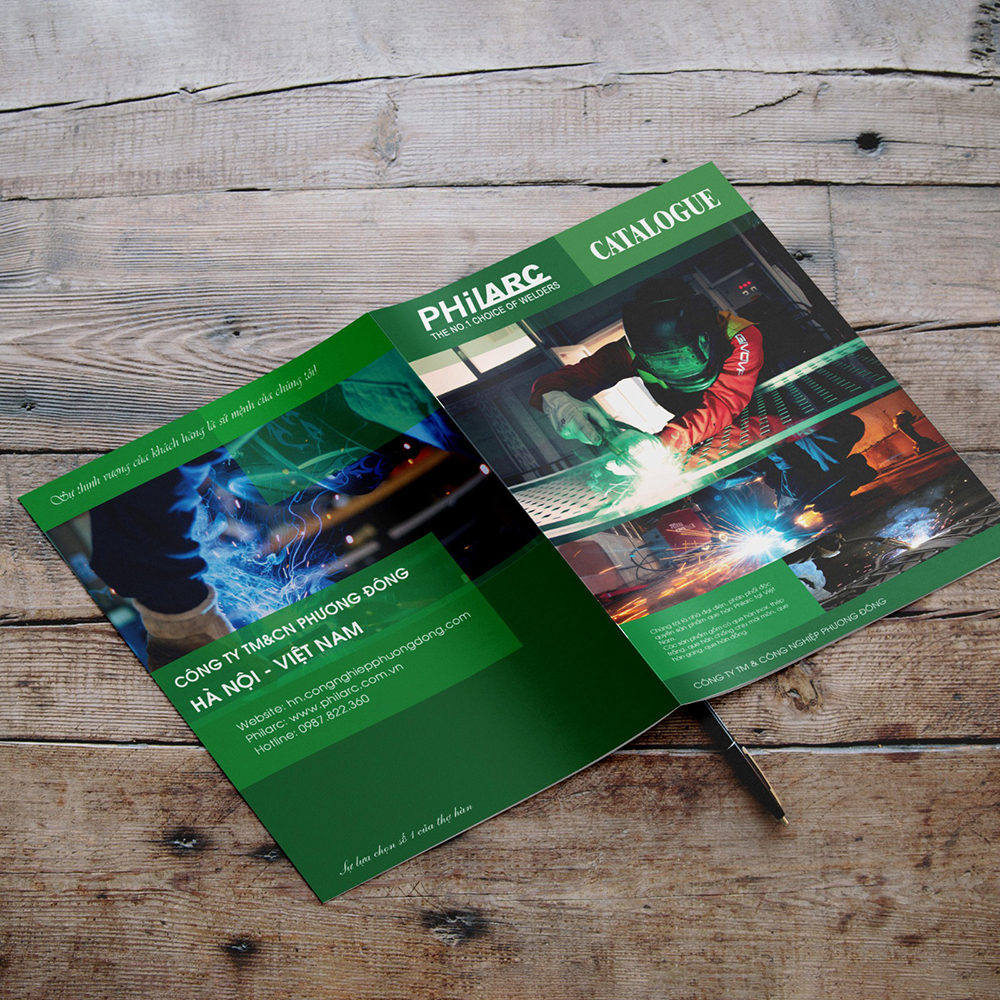 Thiết kế catalogue - danh sách sản phẩm