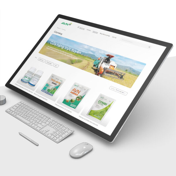 Thiết kế website Nông Nghiệp hiện đại
