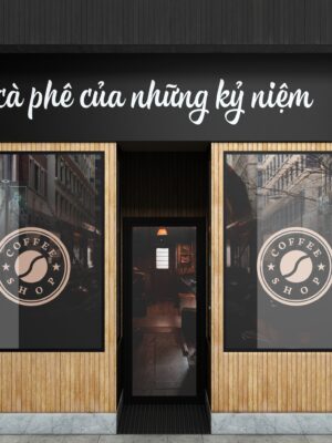 Thiết kế quán cà phê phù hợp với không gian thực tế