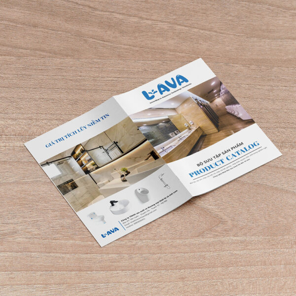 Thiết kế catalog sản phẩm thiết bị nhà tắm, bồn cầu, thiết bị vệ sinh