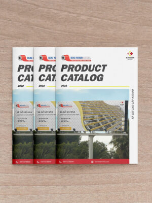 Thiết kế catalog sản phẩm tôn sắt, tôn lợp chống nóng, tôn sóng ngói
