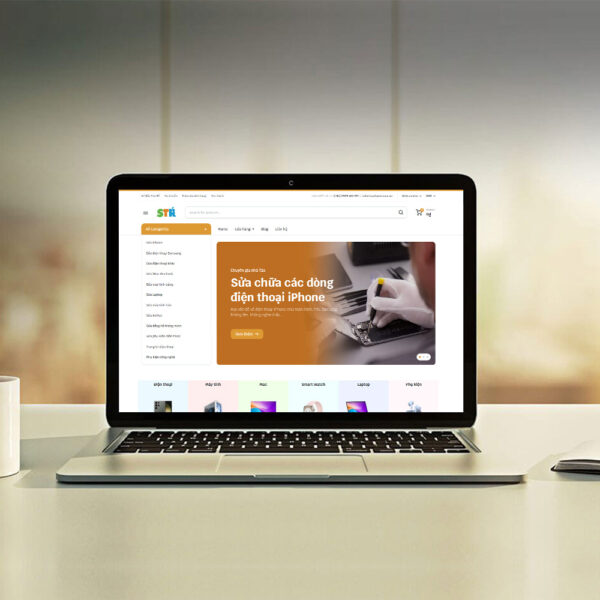 Thiết kế website dịch vụ sửa chữa điện thoại, máy tính, thiết bị điện tử