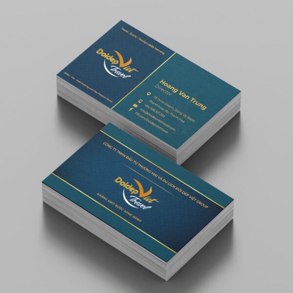 Name card - danh thiếp cho công ty du lịch sang trọng