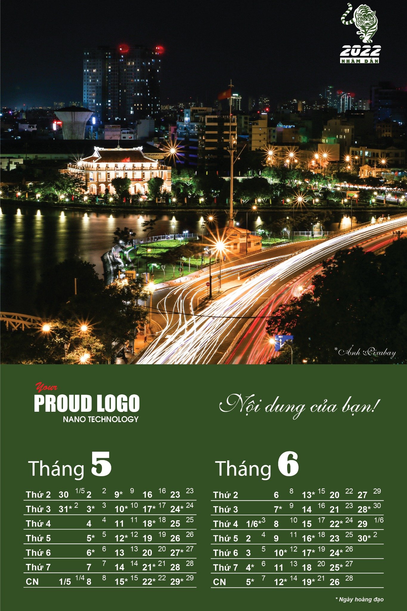Lịch treo tường 7 tờ phong cách Sài Gòn hoa lệ - Ảnh 4