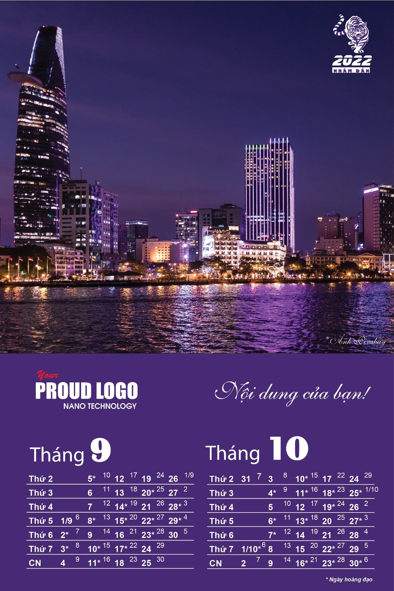 Lịch treo tường 7 tờ phong cách Sài Gòn hoa lệ - Ảnh 6