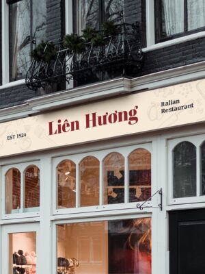 Biển quảng cáo nhà hàng dạng biển cứng