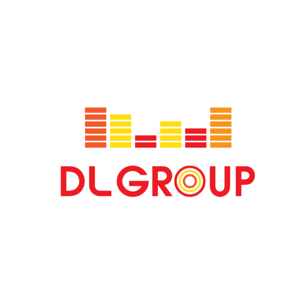 Logo công ty cung cấp thiết bị âm thanh ánh sáng DL