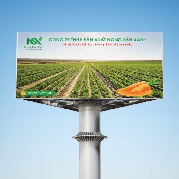 Thiết kế biển quảng cáo ngoài trời bill board cho doanh nghiệp xuất khẩu nông sản