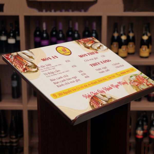 Thiết kế menu thực đơn nhà hàng, quán rượu