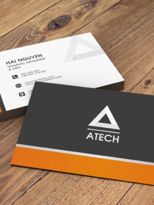 Danh thiếp - name card công ty công nghệ ATECH