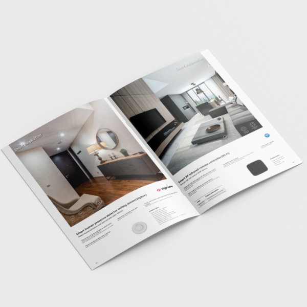 Thiết kế Catalog thiết bị điện tử thông minh