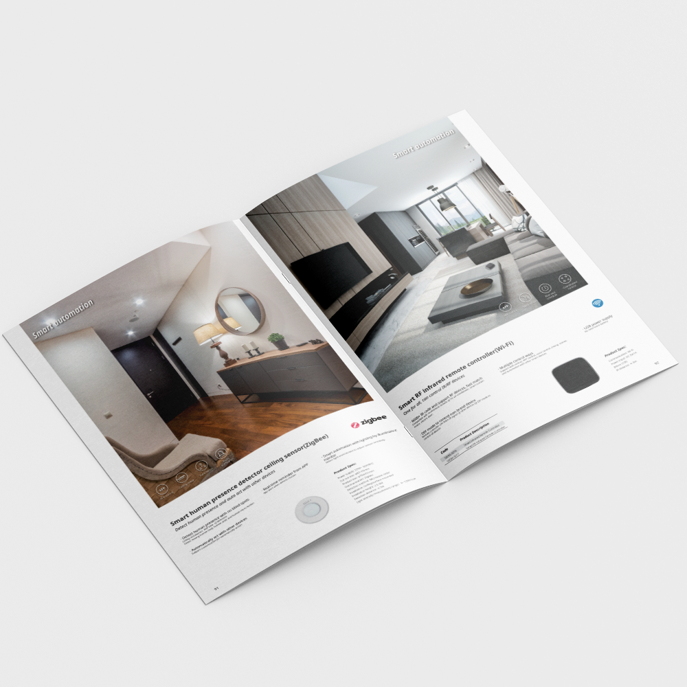 Thiết kế Catalog thiết bị điện tử thông minh