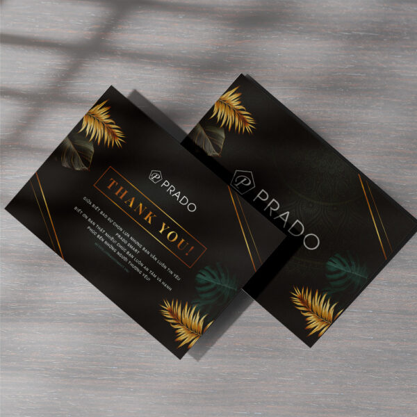Thanks card - thiết kế thiệp cảm ơn tặng quà cuối năm hoặc sau khi mua hàng
