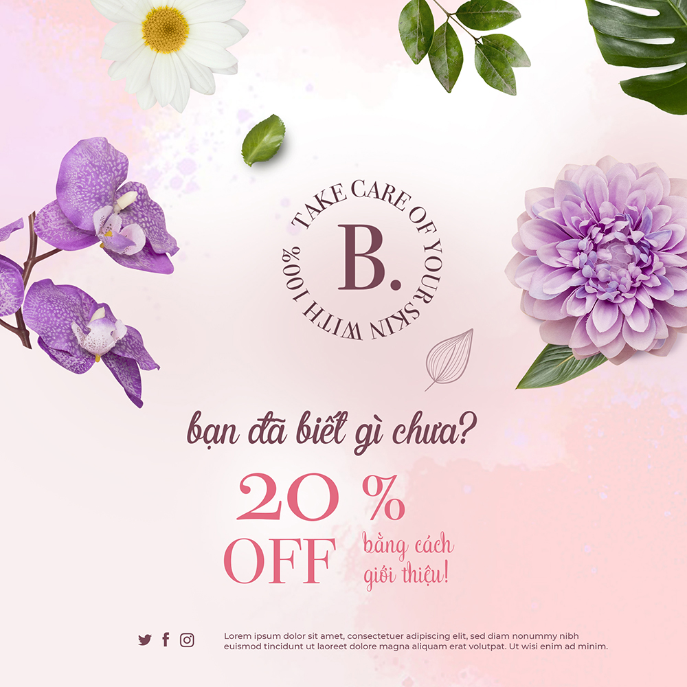 Dịch vụ thiết kế ảnh quảng cáo sản phẩm cho bài đăng trên mạng xã hội