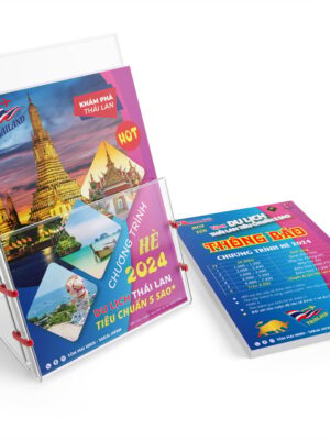 Thiết kế tờ rơi chương trình du lịch hè Thái Lan 2024