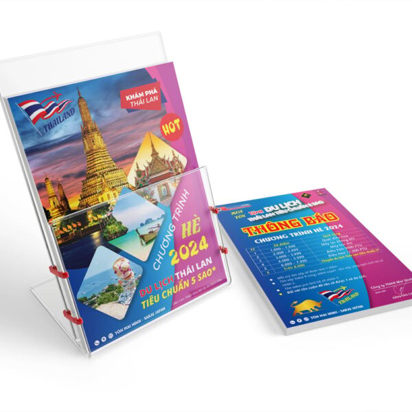 Thiết kế tờ rơi chương trình du lịch hè Thái Lan 2024