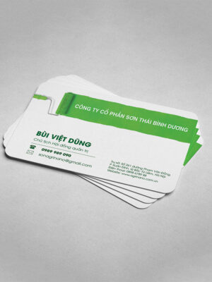 Thiết kế danh thiếp - name card bằng nhựa
