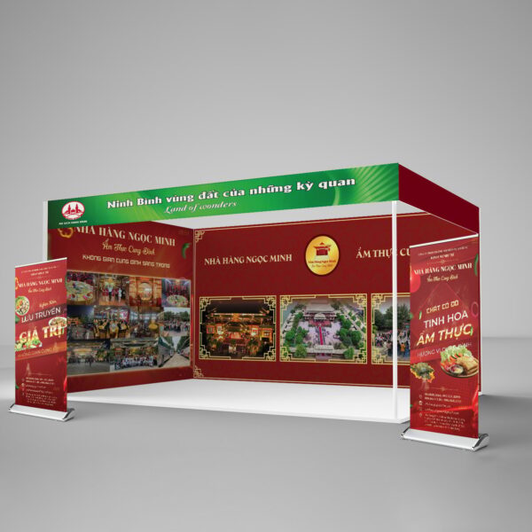 Thiết kế đồ họa không gian triển lãm, trưng bày sản phẩm, dịch vụ 3D