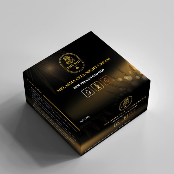 BAO BÌ - Thiết kế hộp giấy - bao bì sản phẩm mỹ phẩm trị nám
