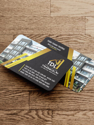Name card - danh thiếp cho công ty vật liệu xây dựng, nội thất