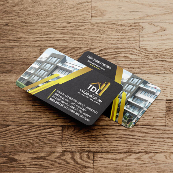 Name card - danh thiếp cho công ty vật liệu xây dựng, nội thất