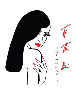 Logo Nail & Makeup cho các trung tâm chăm sóc sắc đẹp