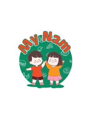 Mẫu thiết kế logo My Nam, logo đồ ăn cho trẻ nhỏ