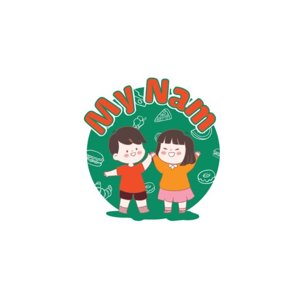 Mẫu thiết kế logo My Nam, logo đồ ăn cho trẻ nhỏ