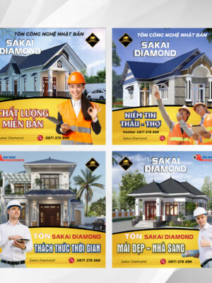 Thiết kế banner vuông cho hoạt động quảng cáo sản phẩm