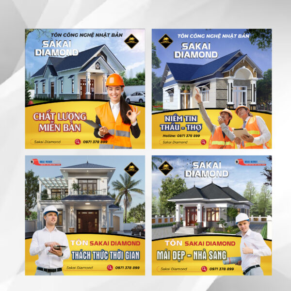 Thiết kế banner vuông cho hoạt động quảng cáo sản phẩm