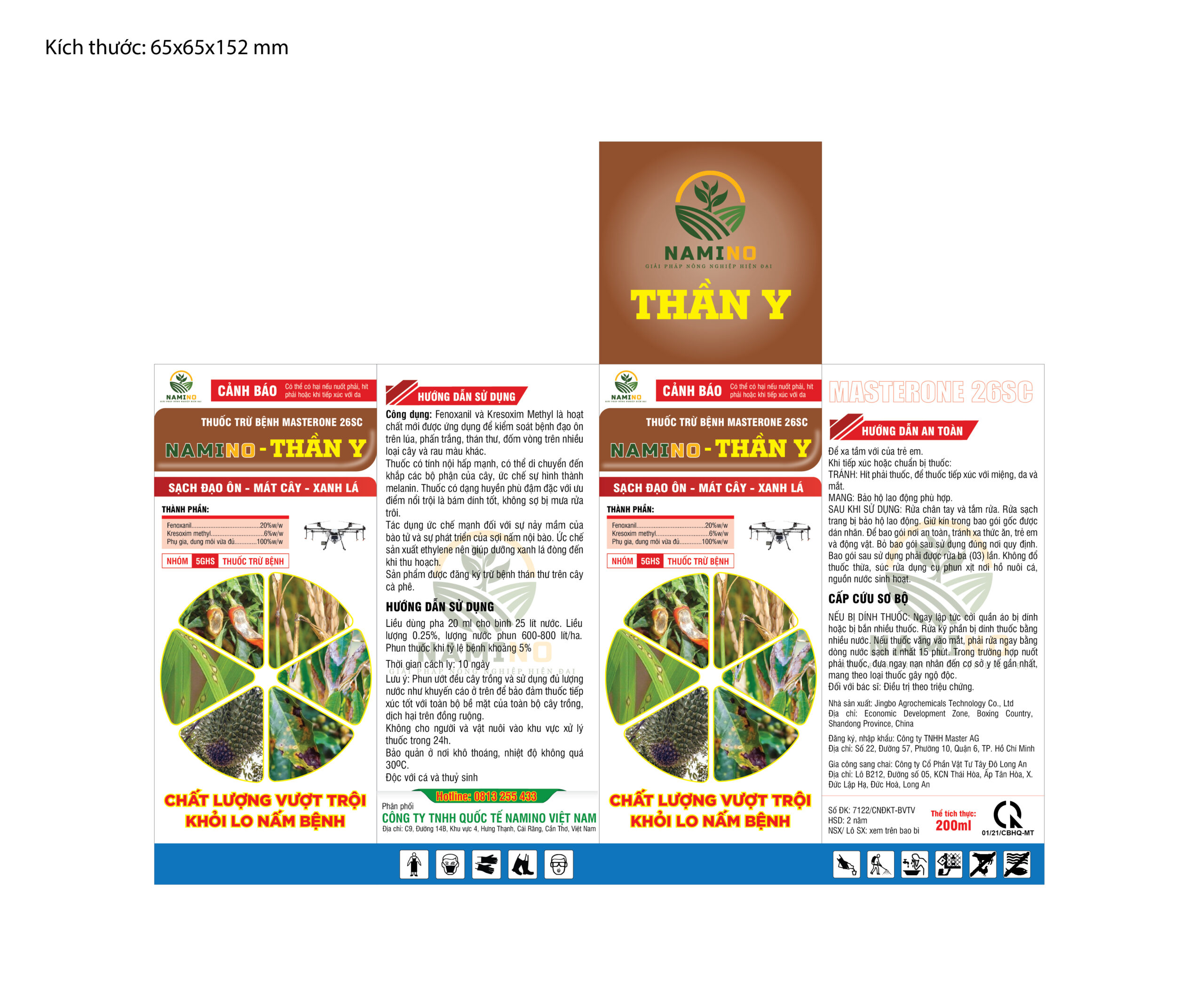 Thiết kế bao bì hộp giấy sản phẩm thuốc trừ sâu, thuốc trừ cỏ - Ảnh 2