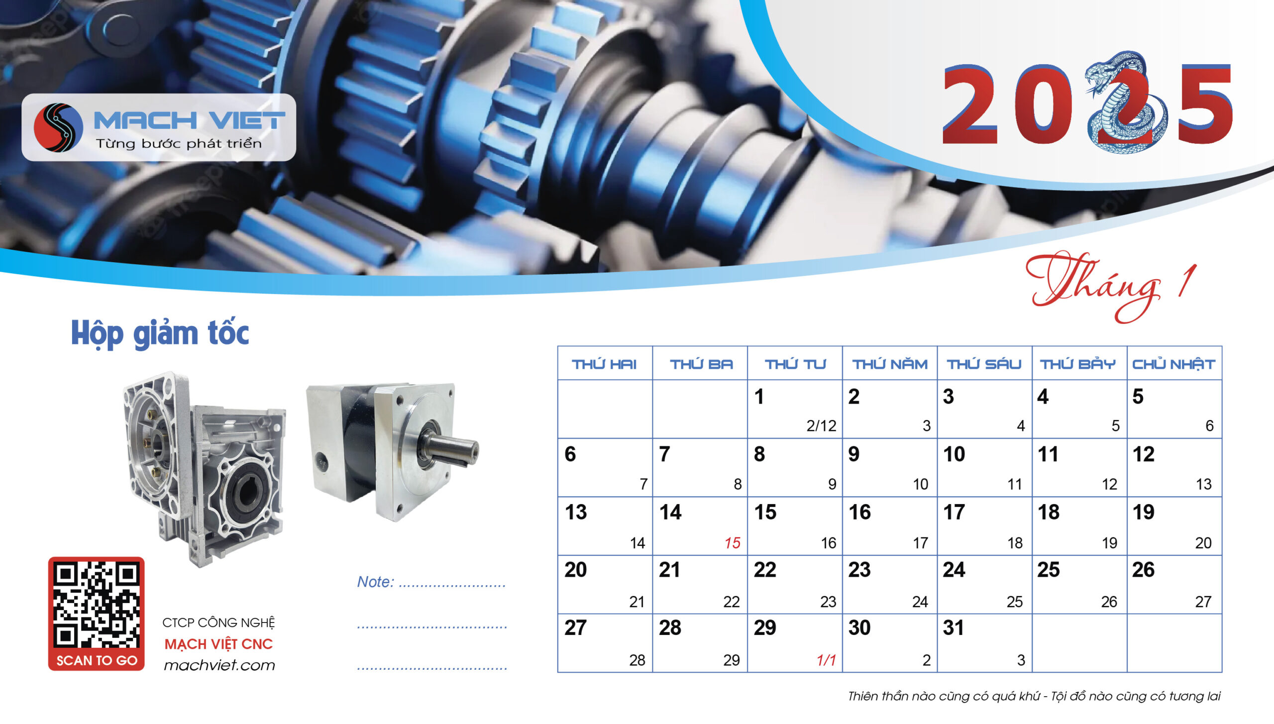 Thiết kế lịch để bàn doanh nghiệp Mạch Việt 2025 - Ảnh 3