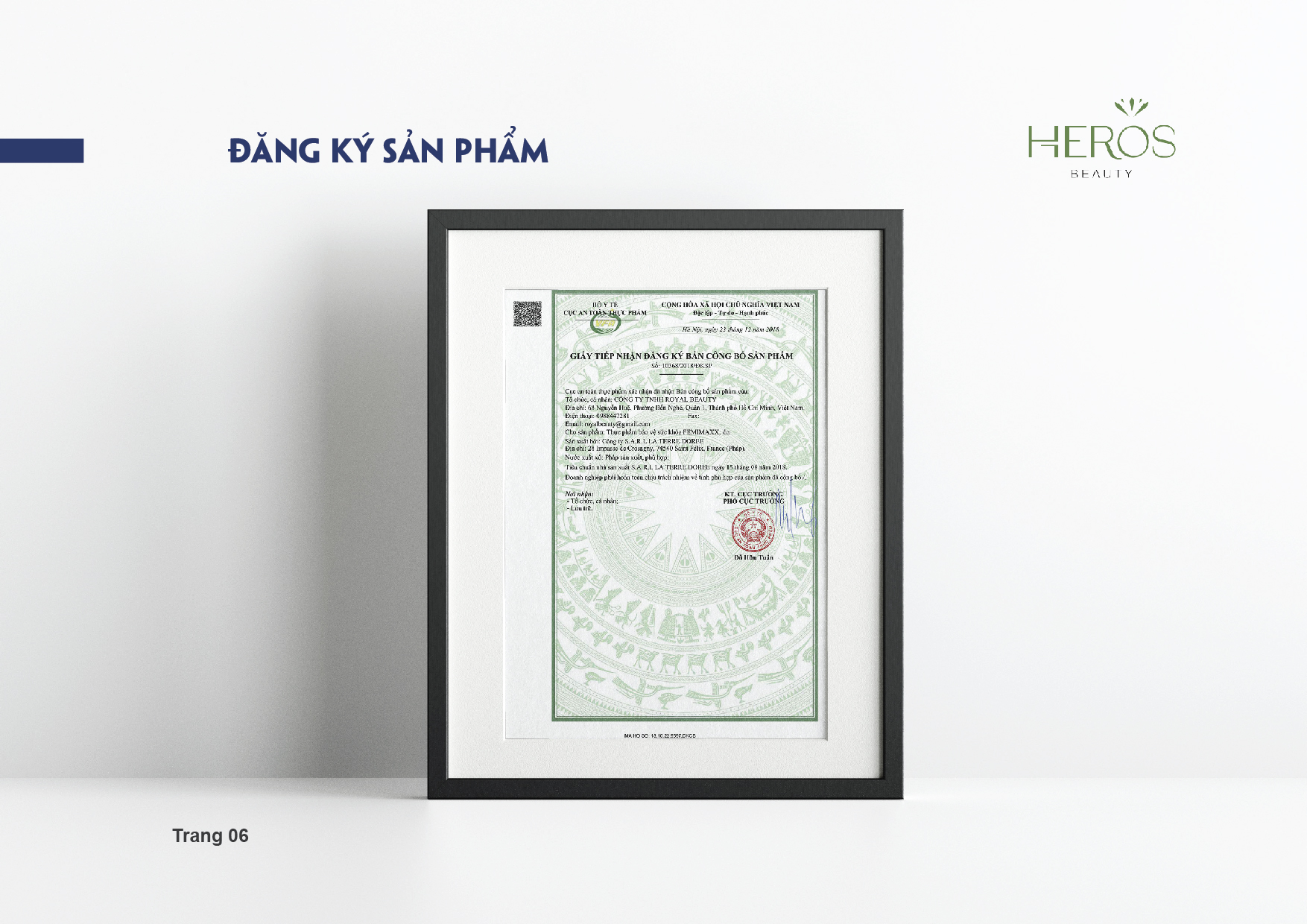 Thiết kế hồ sơ sản phẩm dược mỹ phẩm phong cách hiện đại sang trọng Femimaxx - Ảnh 4