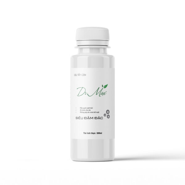 Thiết kế tem nhãn sản phẩm gel tẩy cặn đa phong cách