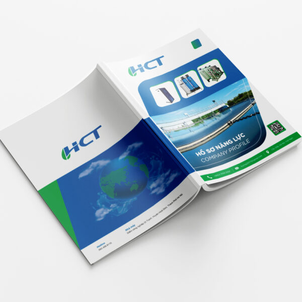 Thiết kế hồ sơ năng lực công ty xử lý nước thải, lọc nước, cung cấp nước công nghiệp