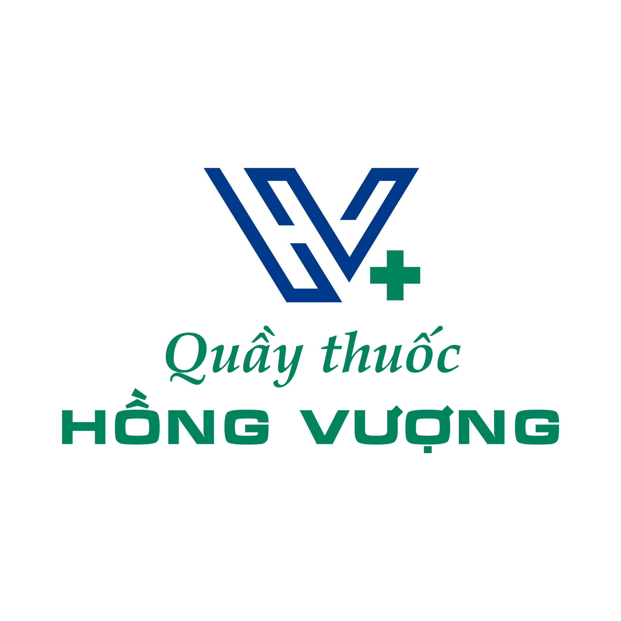 Thiết kế logo nhà thuốc, quầy thuốc màu xanh - Ảnh 3