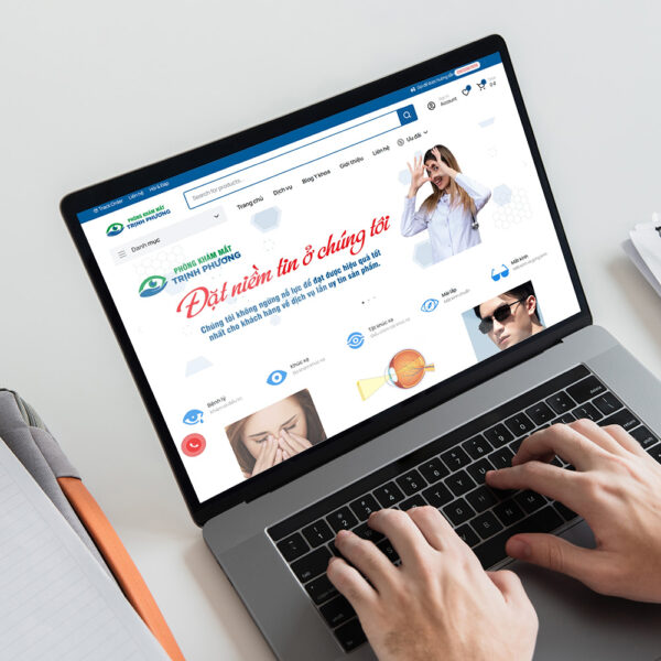 Thiết kế website phòng khám mắt, mắt kính
