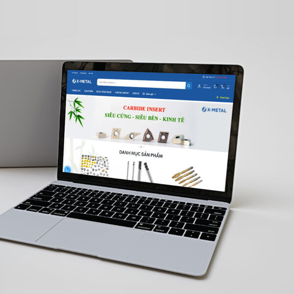 Thiết kế website dụng cụ cơ khí, thiết bị công nghiệp