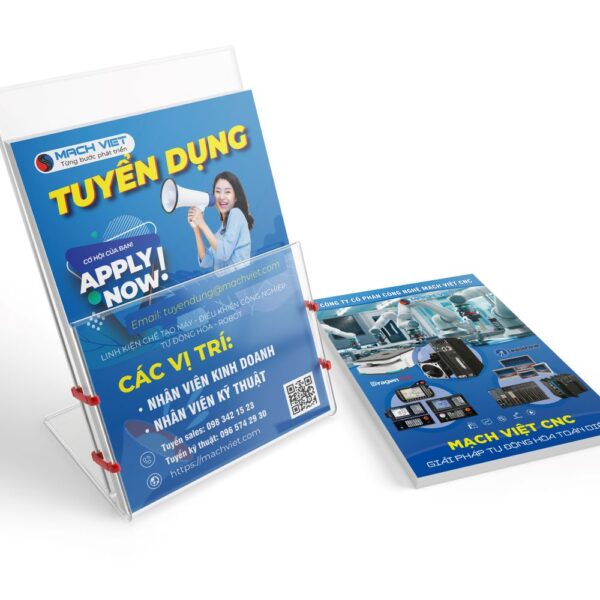 Thiết kế tờ rơi tuyển dụng doanh nghiệp cơ khí, tự động hóa