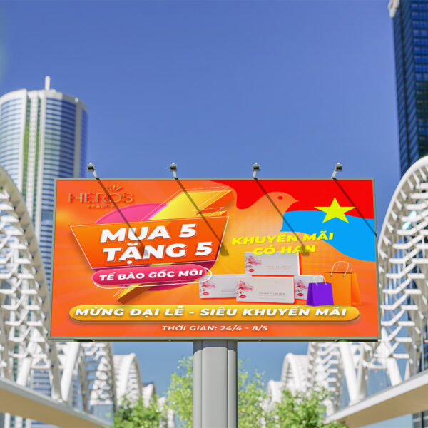 Thiết kế Banner chương trình, sự kiện Siêu khuyến mãi, Khai trương