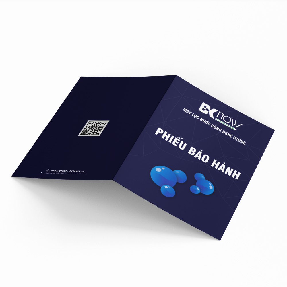 Thiết kế phiếu bảo hành sản phẩm máy lọc nước - Ảnh 3