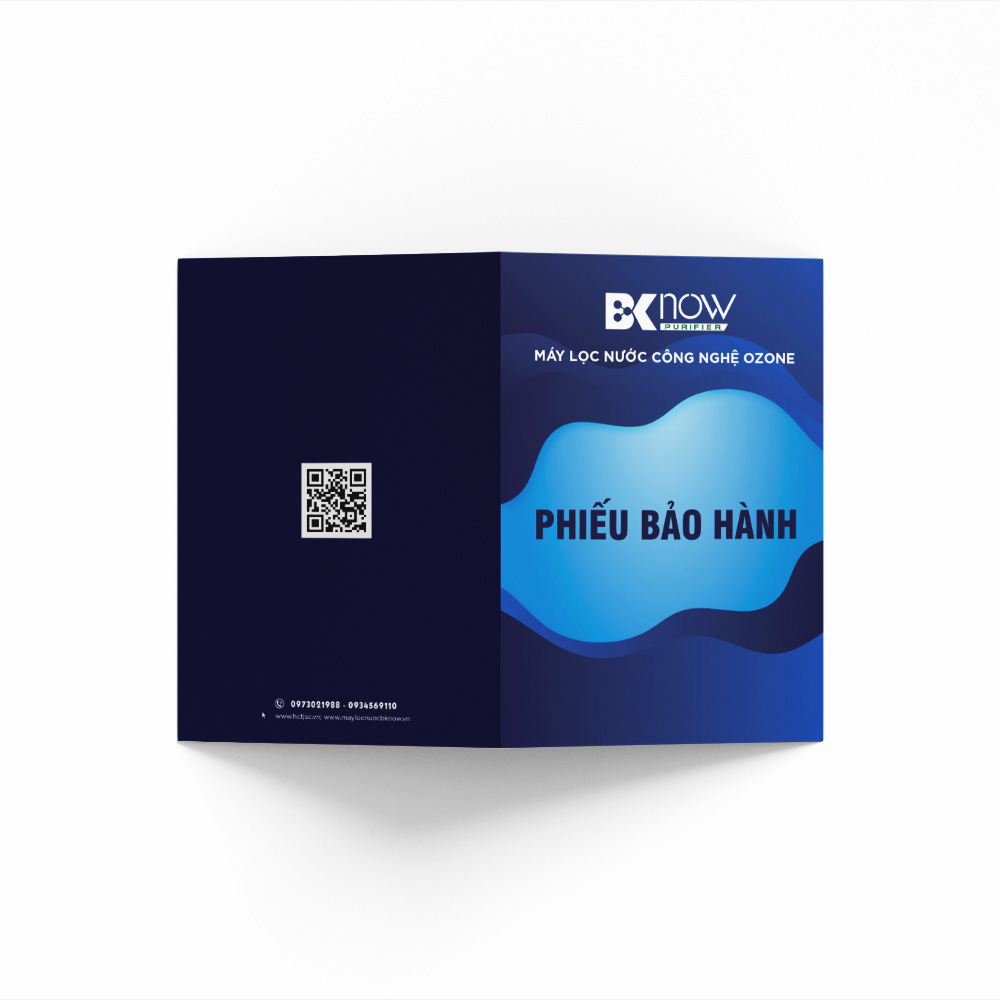 Thiết kế phiếu bảo hành sản phẩm máy lọc nước - Ảnh 2