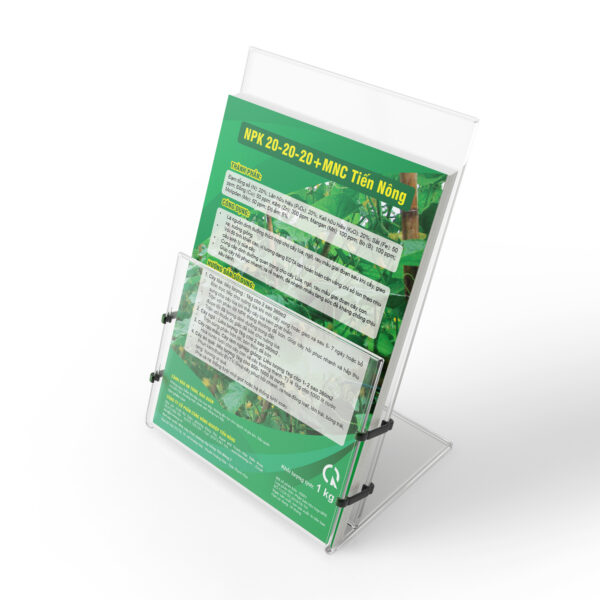 Thiết kế tờ rơi sản phẩm Nông nghiệp màu xanh
