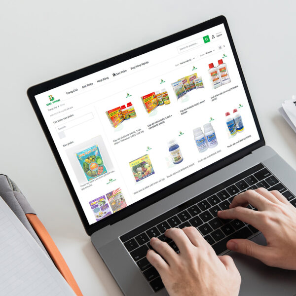 Thiết kế website công ty Nông nghiệp phong cách hiện đại