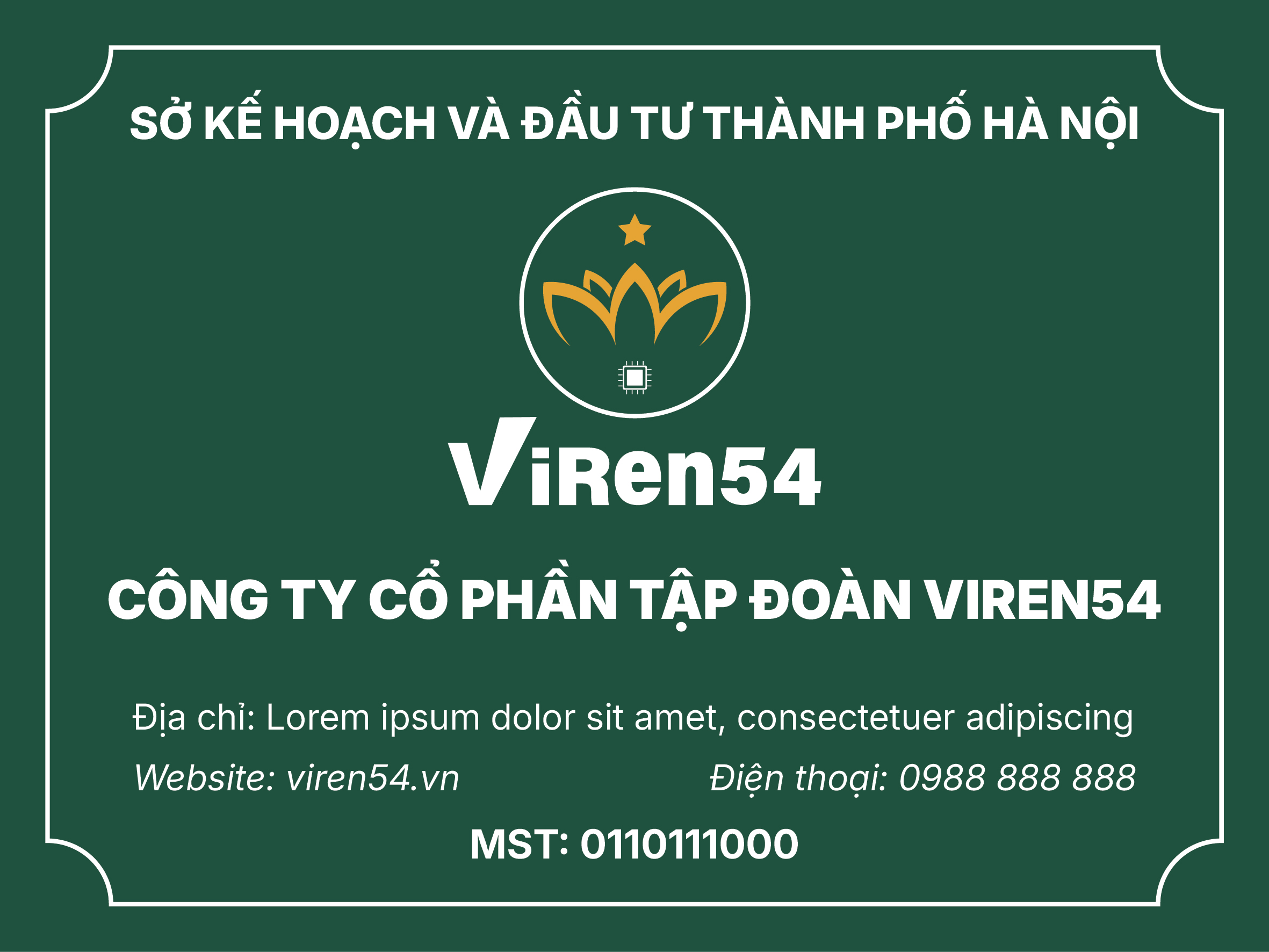 Thiết kế biển công ty, biển doanh nghiệp - Ảnh 4
