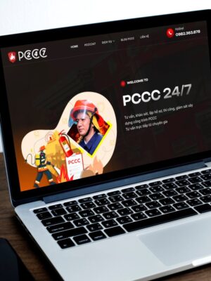 Thiết kế trang web dịch vụ tư vấn, thi công phòng cháy chữa cháy