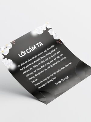Thiết kế banner lời cảm ơn, lời cảm tạ, thư cảm ơn