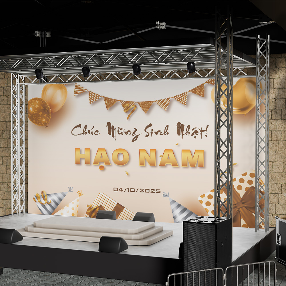 Thiết kế phông nền, backdrop sự kiện sinh nhật - Ảnh 2