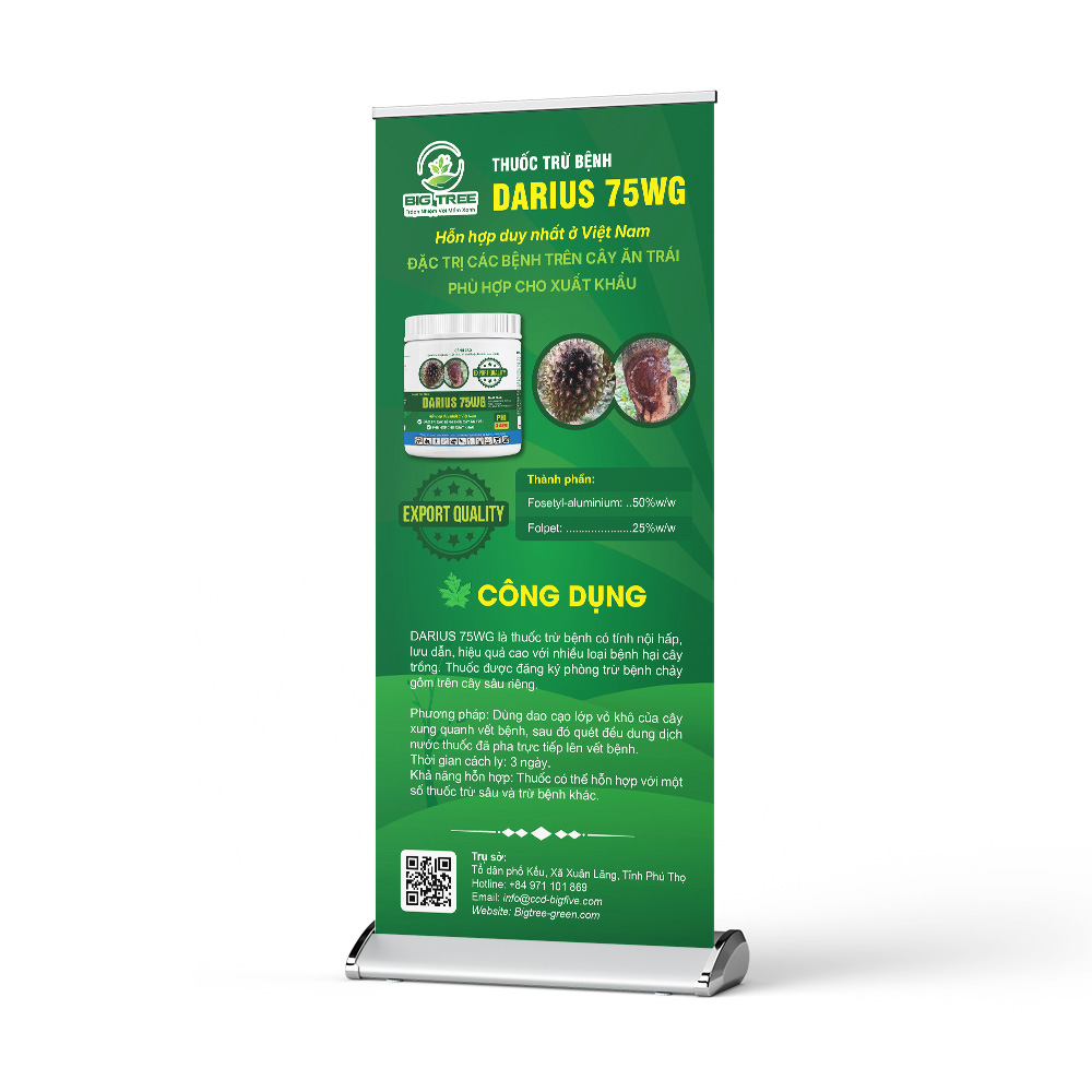 Thiết kế Standee sự kiện Hội thảo Nông nghiệp, Bảo vệ thực vật màu xanh - Ảnh 3