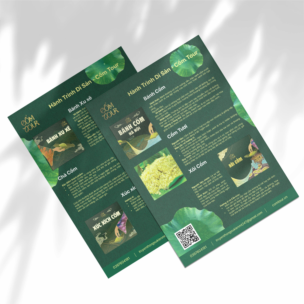 Mẫu thiết kế tờ rơi sản phẩm nông sản, OCOP - Ảnh 2